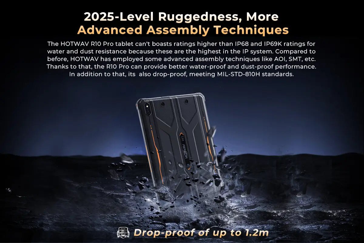 HOTWAV R10 Pro rugged tablets feature illustration 22