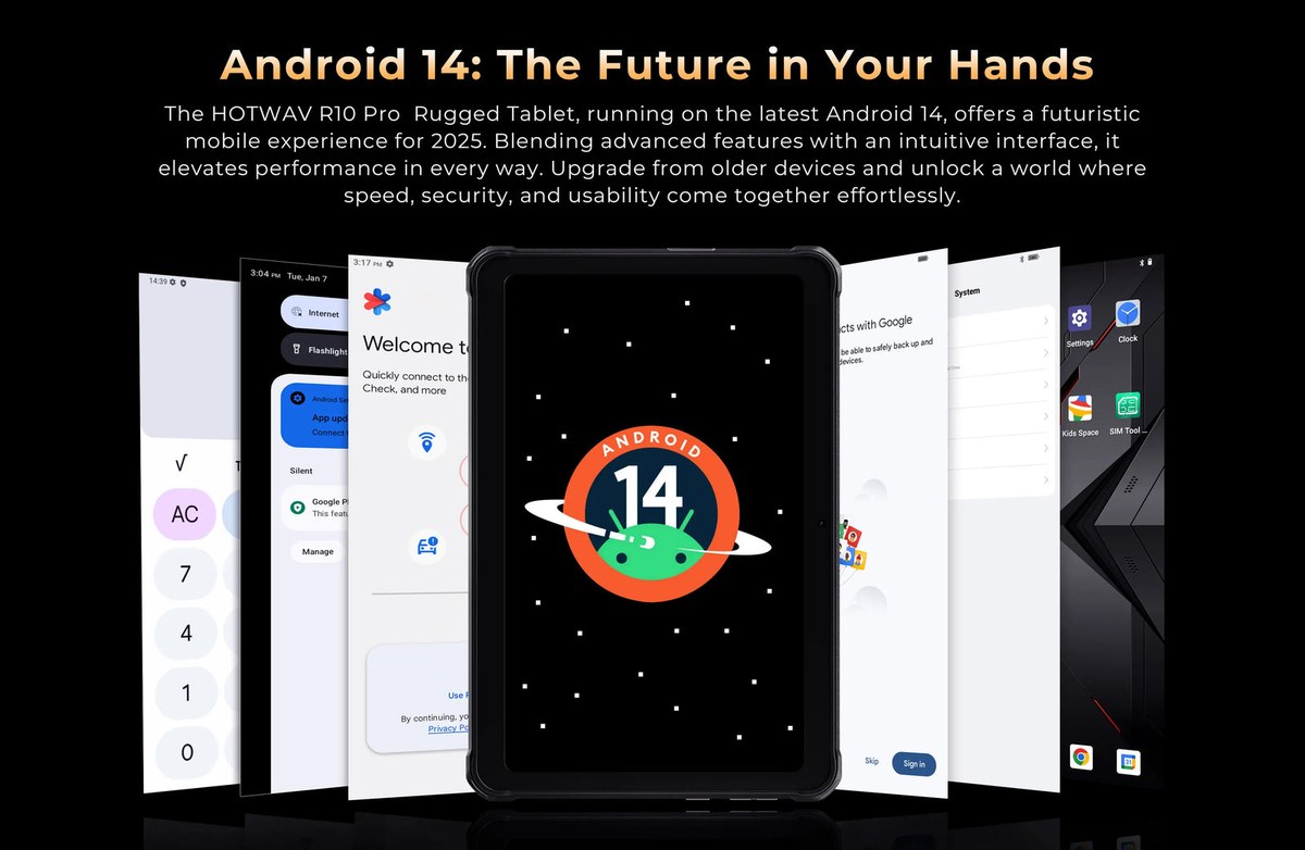 HOTWAV R10 Pro rugged tablets feature illustration 34