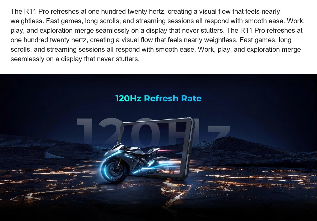 HOTWAV R11 Pro rugged tablets feature illustration 40