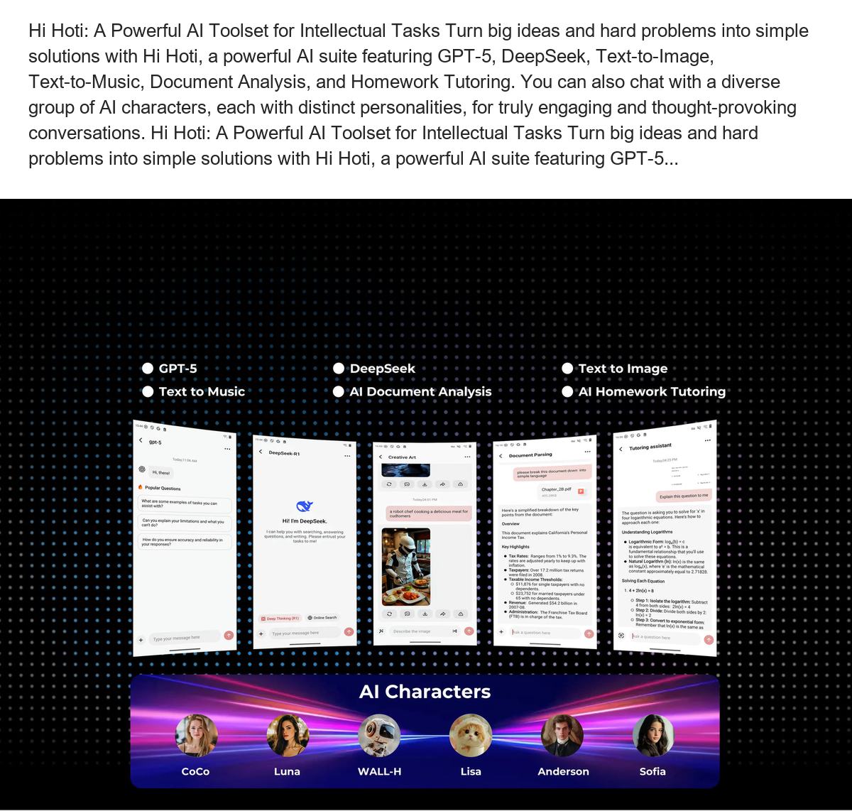 Proprietary Powerful AI Toolset: Hi Hoti and HT PhotoX In the age of AI, HOTWAV is keeping pace with innovation through its latest - view 44
