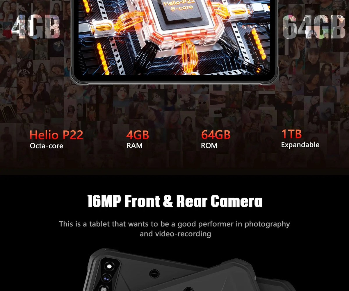 HOTWAV R5 rugged tablets feature illustration 4