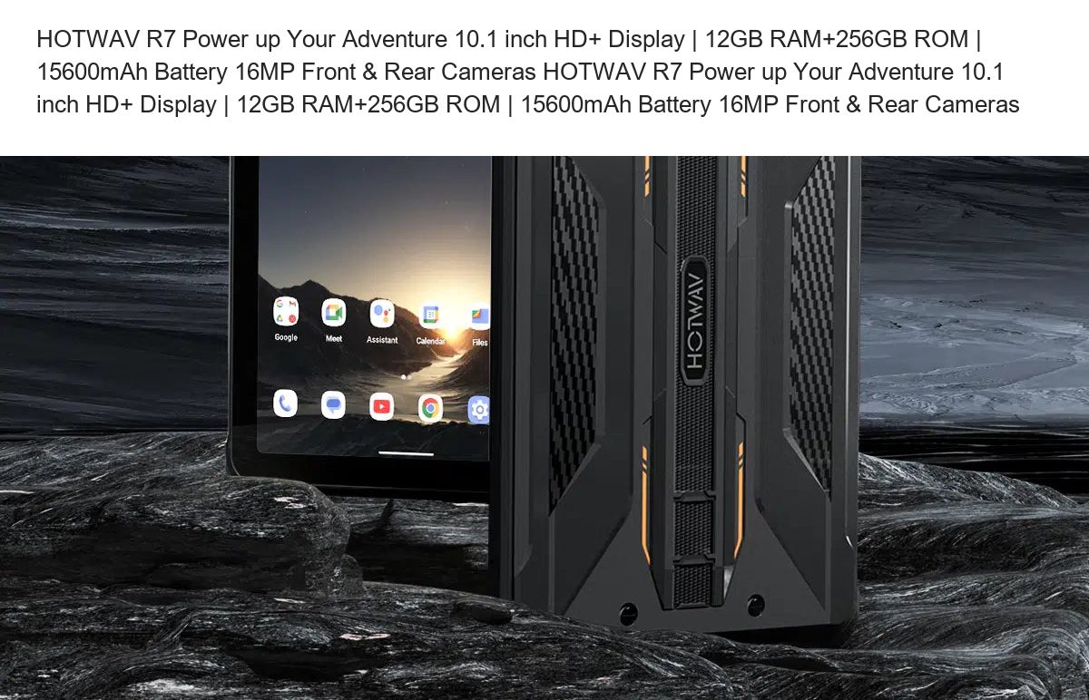 HOTWAV R7 Power up Your Adventure 10.1 inch HD+ Display | 12GB RAM+256GB ROM | 15600mAh Battery 16MP Front & Rear Cameras - view 15