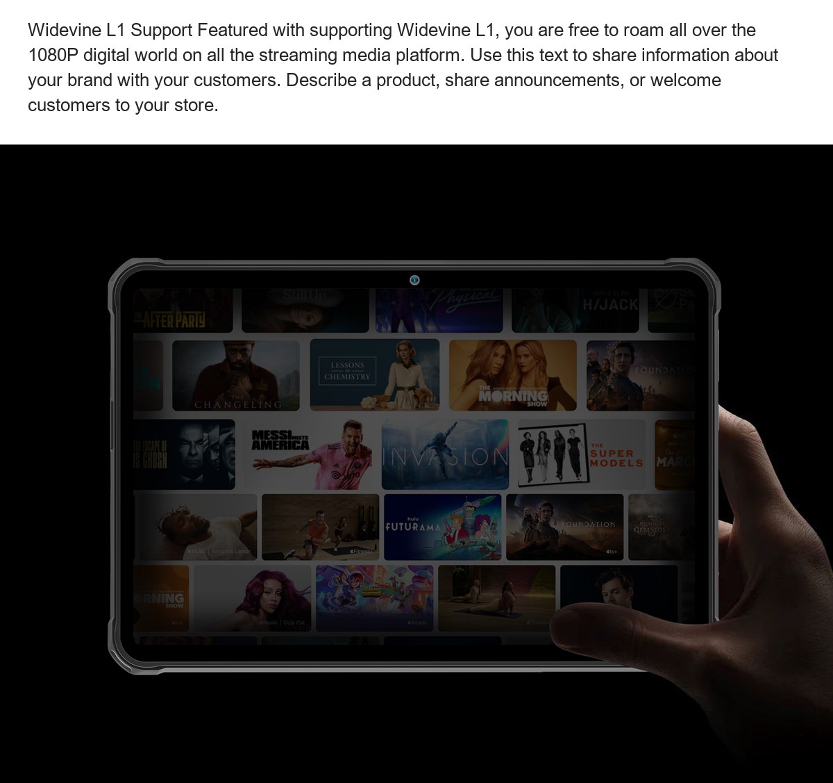 Widevine L1 Support Featured with supporting Widevine L1, you are free to roam all over the 1080P digital world on all the streami - view 38