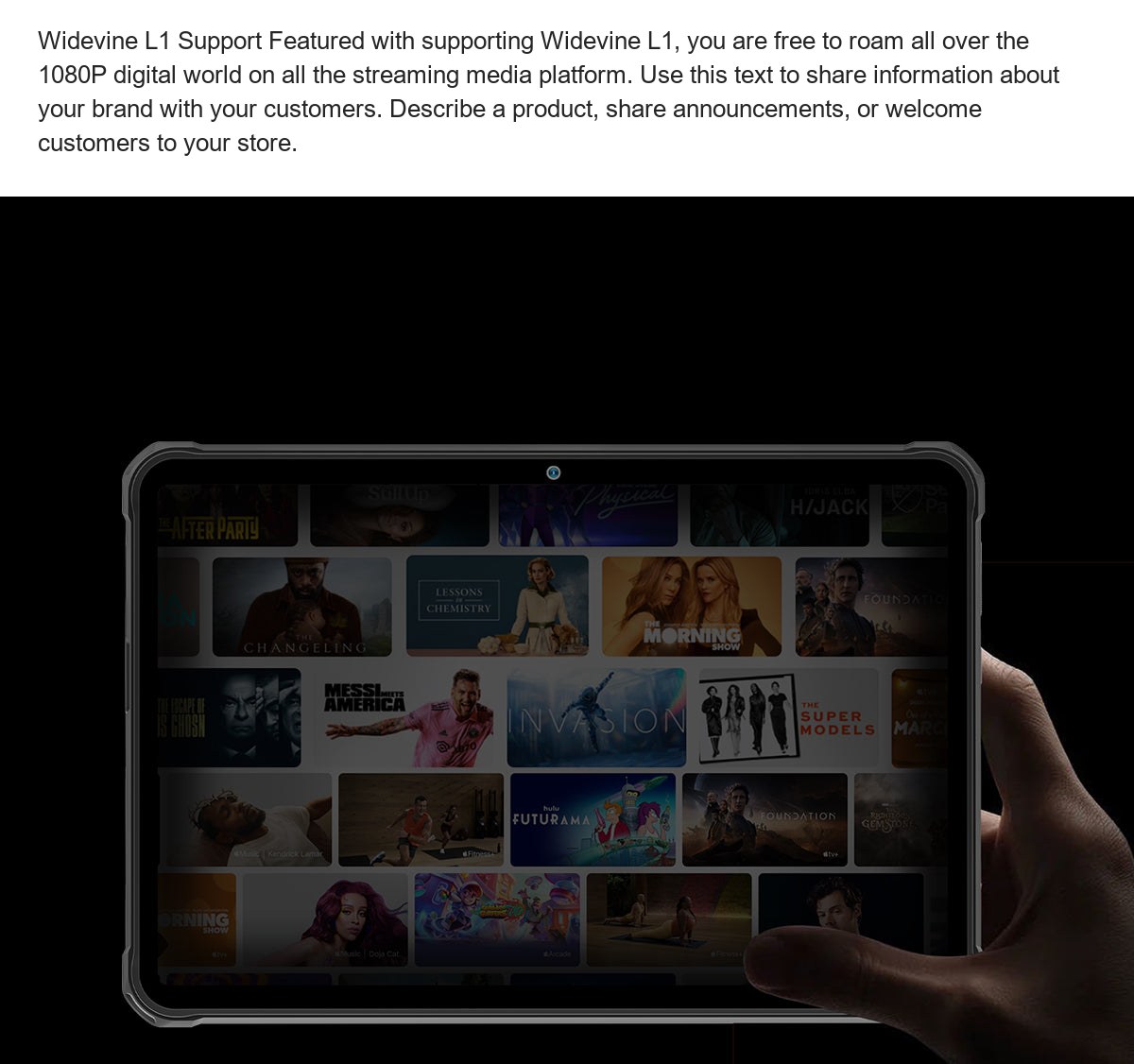 Widevine L1 Support Featured with supporting Widevine L1, you are free to roam all over the 1080P digital world on all the streami - view 39