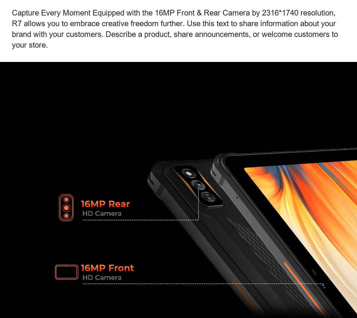 HOTWAV R7 rugged tablets feature illustration 46