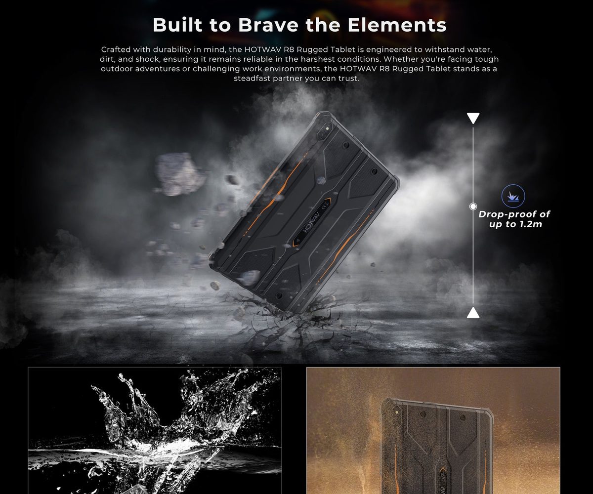 HOTWAV R8 rugged tablets feature illustration 16