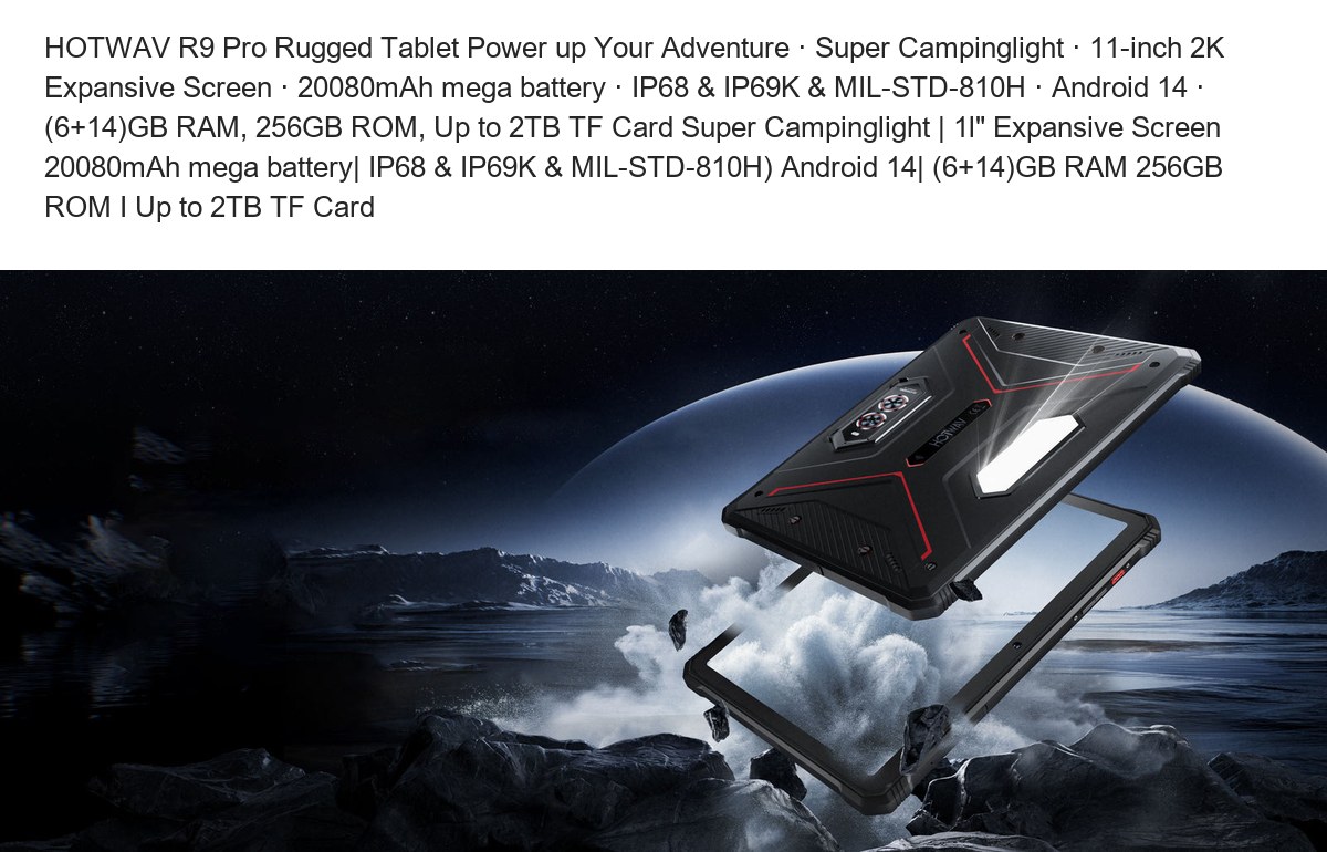 HOTWAV R9 Pro rugged tablets feature illustration 13