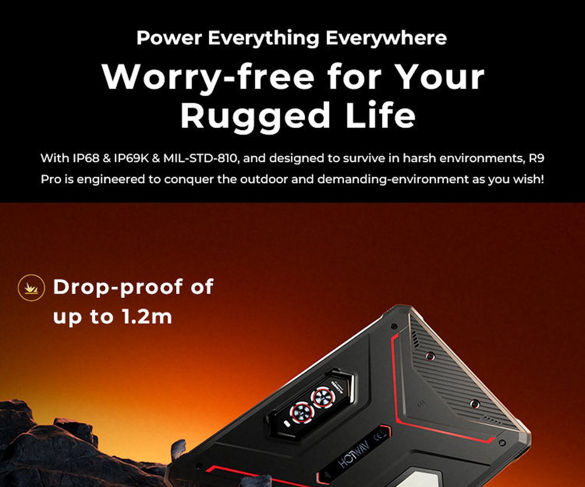 HOTWAV R9 Pro rugged tablets feature illustration 43
