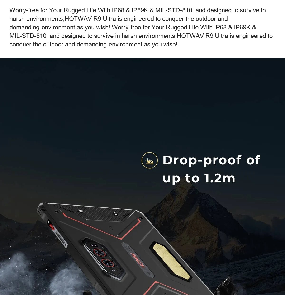 11" 2K-Class Display: Enjoy Comfort And Stunning Clarity Immerse yourself in breathtaking clarity with the HOTWAV R9 Ultra Rugged - view 30