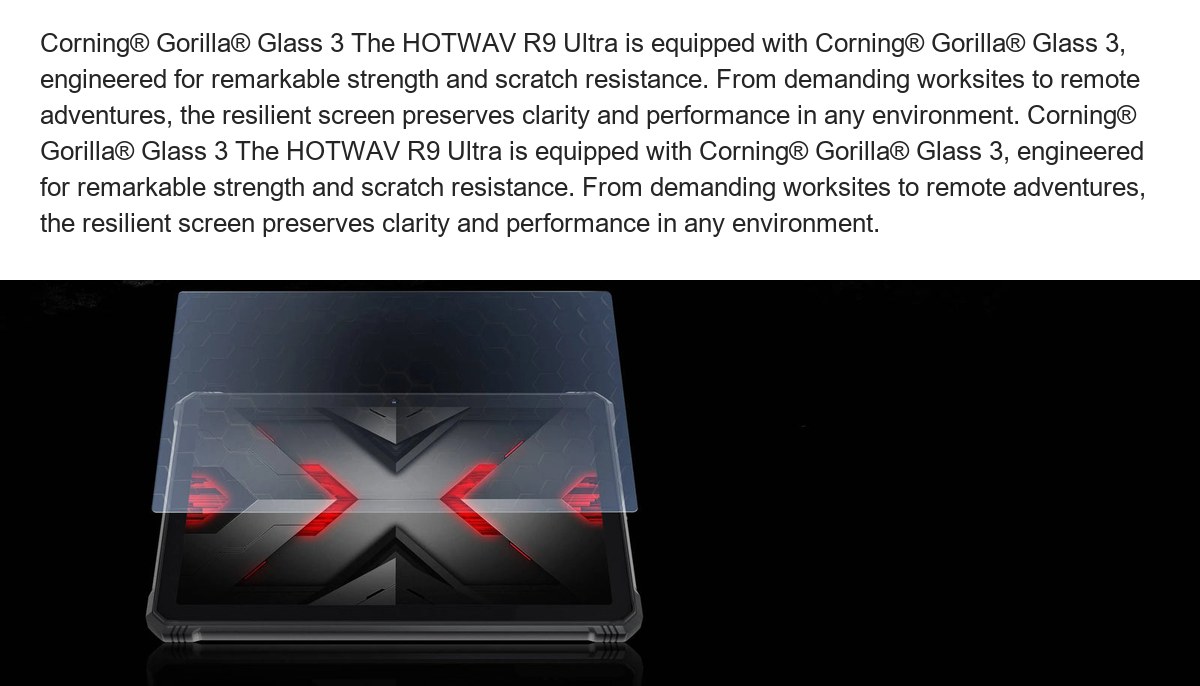 HOTWAV R9 Ultra 5G rugged tablets feature illustration 34