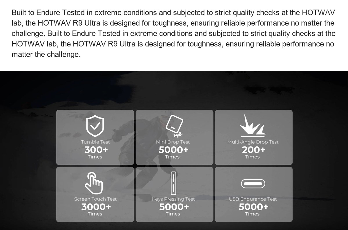 HOTWAV R9 Ultra 5G rugged tablets feature illustration 49