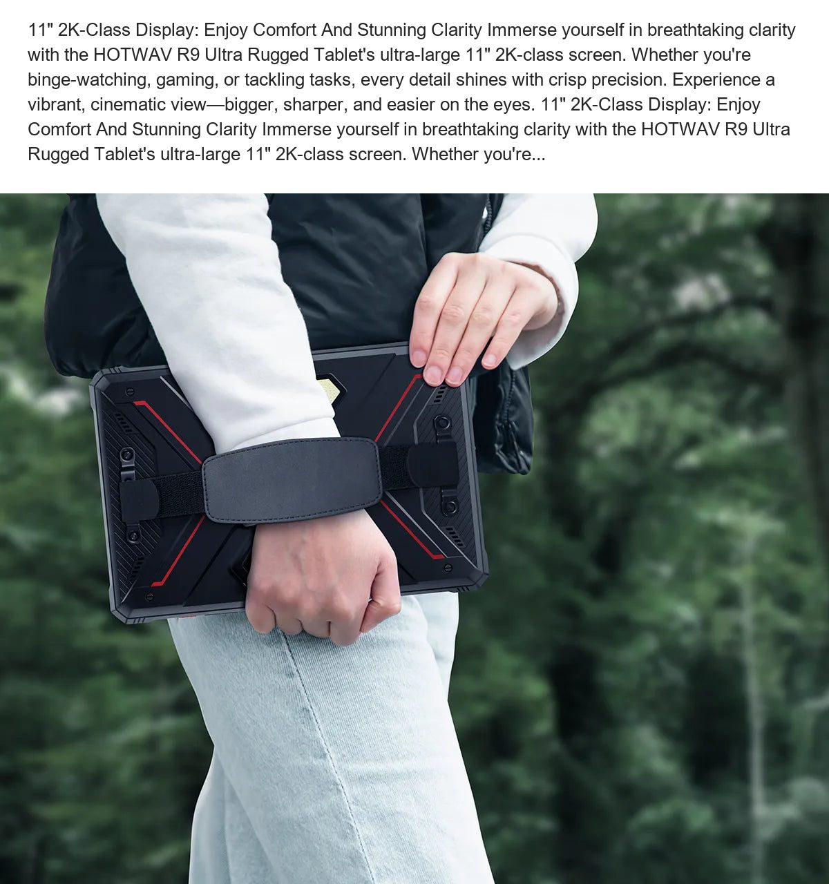 HOTWAV R9 Ultra 5G rugged tablets feature illustration 55