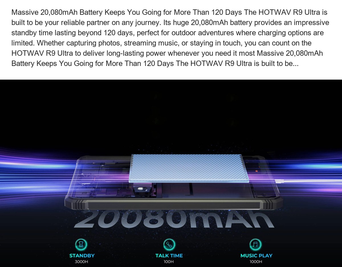 HOTWAV R9 Ultra 5G rugged tablets feature illustration 61