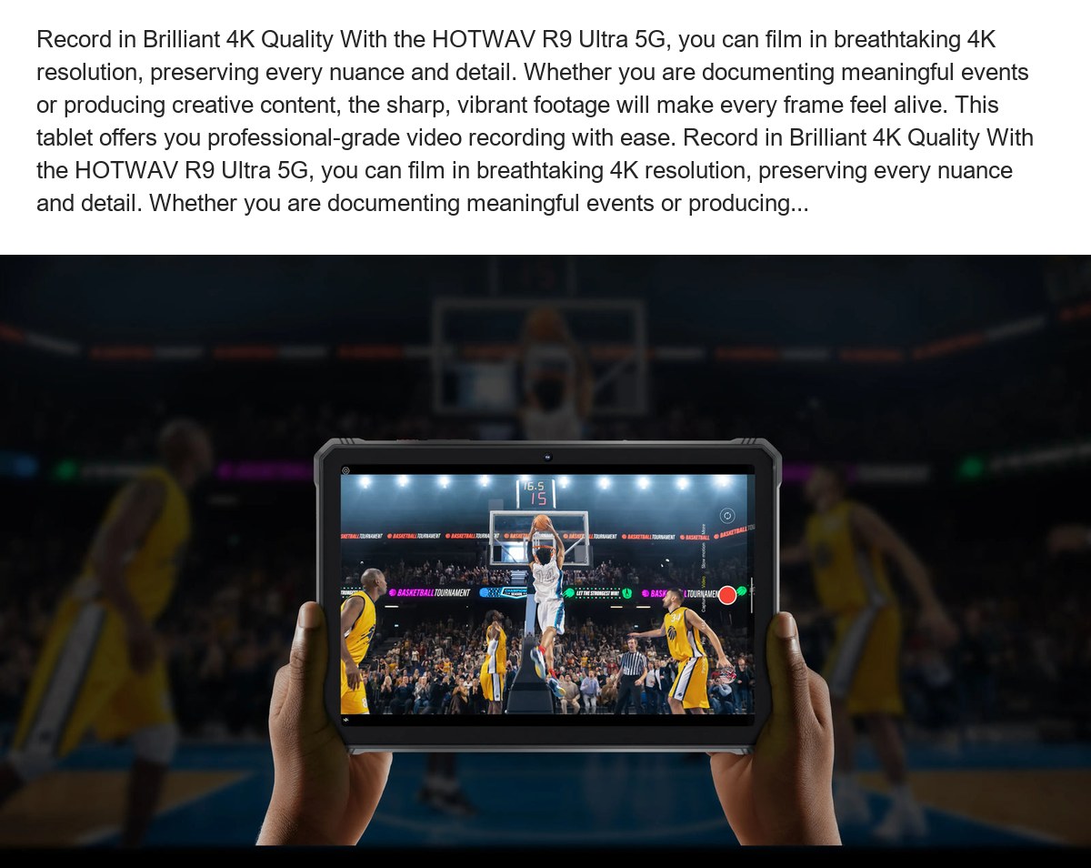 Record in Brilliant 4K Quality With the HOTWAV R9 Ultra 5G, you can film in breathtaking 4K resolution, preserving every nuance an - view 83