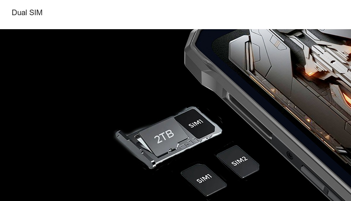8MP Front & MediaTek MT8788 (4GB+4GB)RAM+128GB ROM 6.52"HD+ Ultra Clear Resolution Dual SIM Android 13.0 IP68 &IP69K & 4G-LTE Netw - view 6