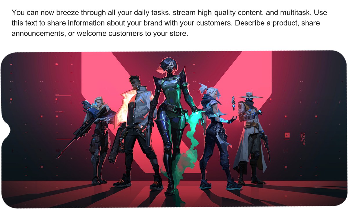 You can now breeze through all your daily tasks, stream high-quality content, and multitask. Use this text to share information ab - view 36