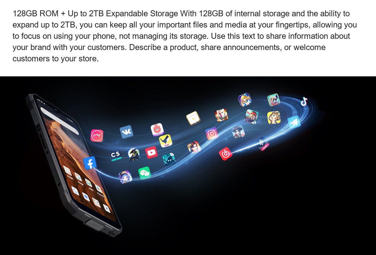 128GB ROM + Up to 2TB Expandable Storage With 128GB of internal storage and the ability to expand up to 2TB, you can keep all your - view 39