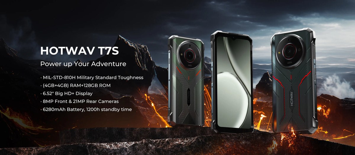 HOTWAV T7S rugged phones feature illustration 1