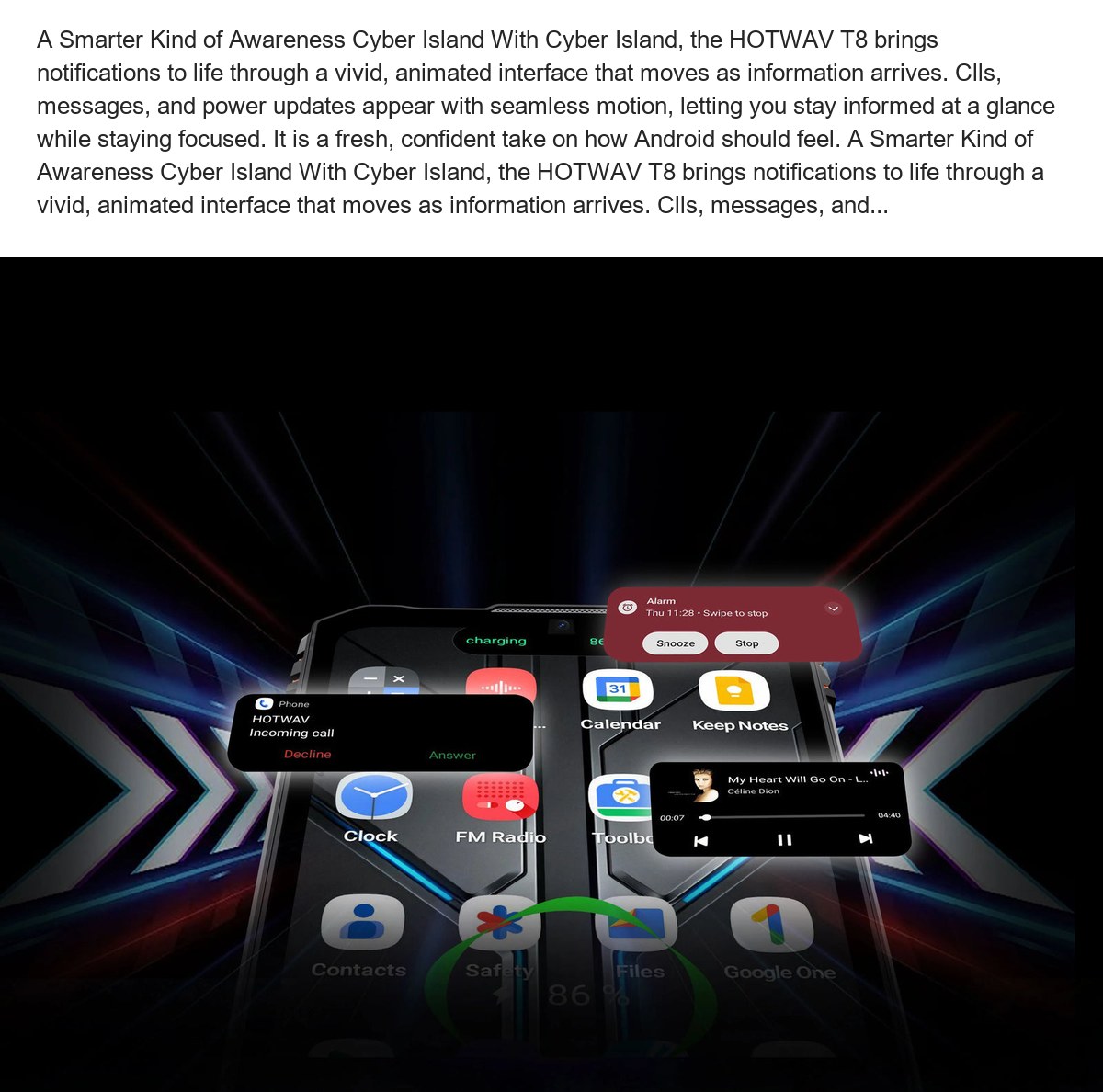 HOTWAV T8 rugged phones feature illustration 16