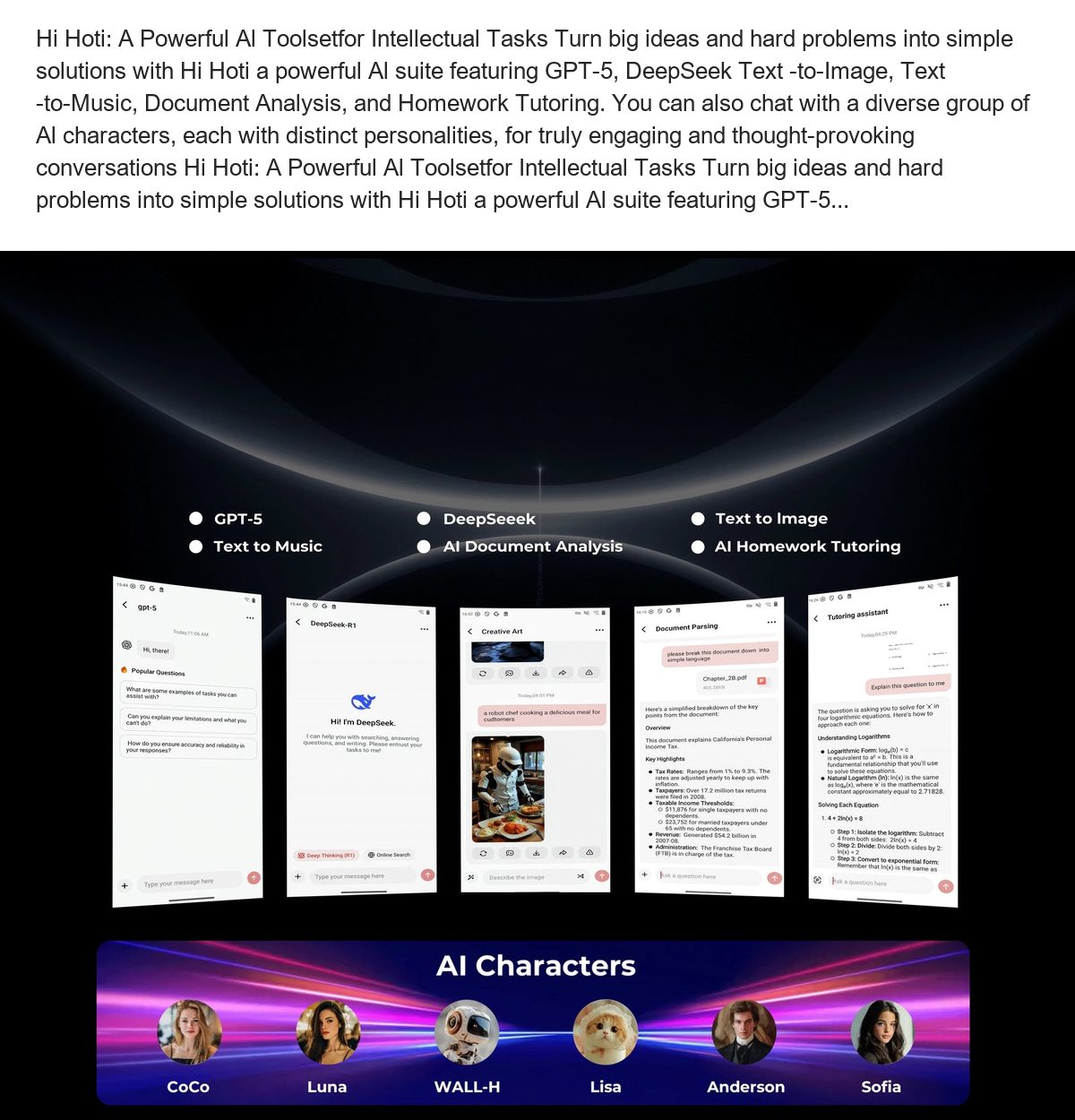 Proprietary Powerful Al Toolset: Hi Hoti and HT PhotoX In the age of Al, HOTWAV is keeping pace with innovation through its latest - view 30