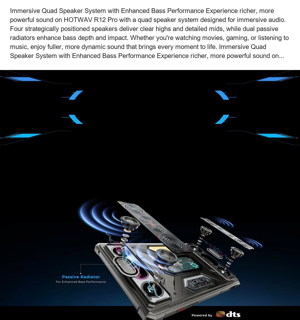 HOTWAV TAB R12 Pro rugged tablets feature illustration 4