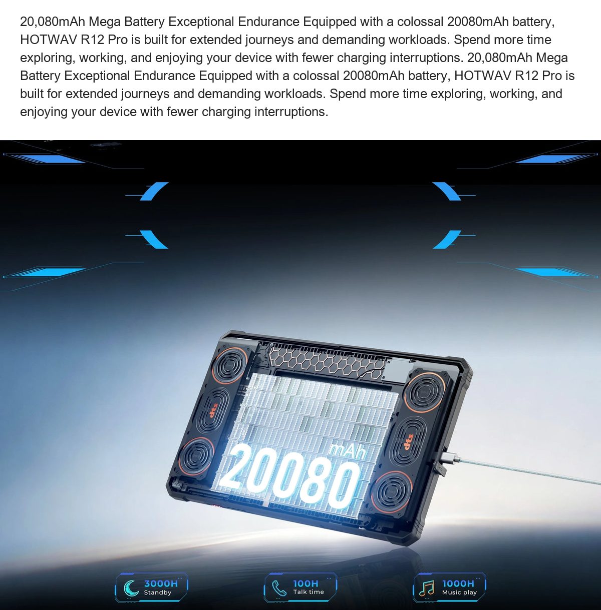 Super Campinglight: Transforms the Night Darkness is no obstacle with HOTWAV R12 Pro's Super Campinglight. Designed to provide str - view 21