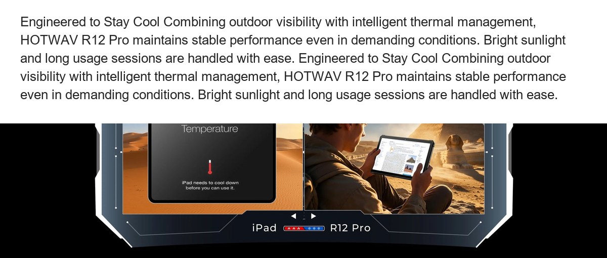 HOTWAV TAB R12 Pro rugged tablets feature illustration 25