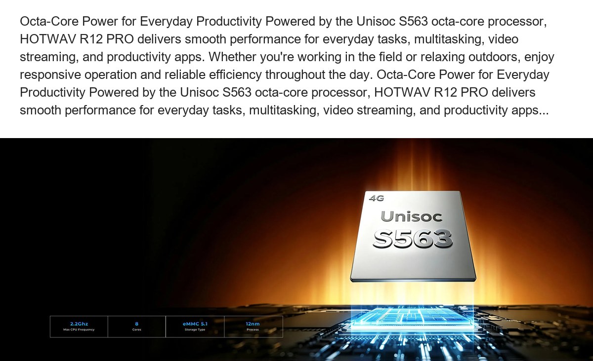 6GB RAM with 10GB Expansion: Smooth Multitasking Featuring 6GB of physical RAM and up to 10GB of memory expansion, HOTWAV R12 Pro - view 29