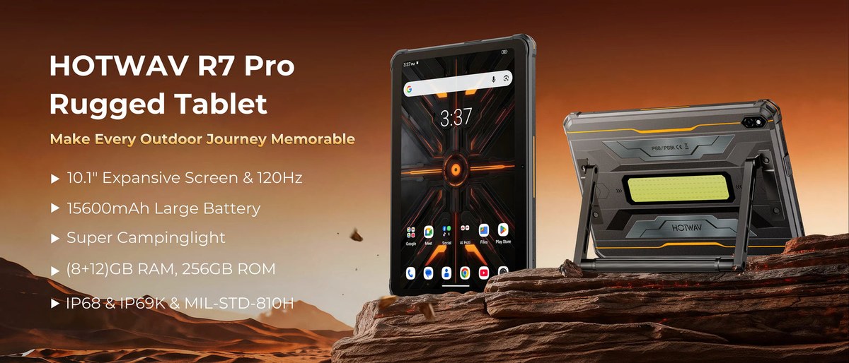 HOTWAV TAB R7 Pro rugged tablets feature illustration 1