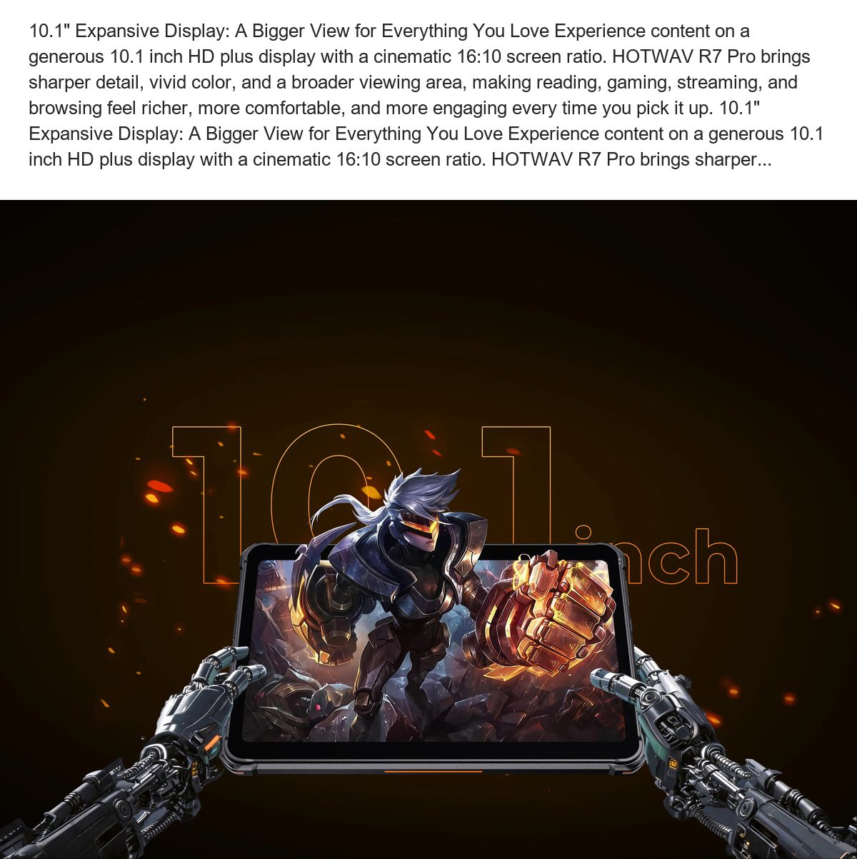 HOTWAV TAB R7 Pro rugged tablets feature illustration 4