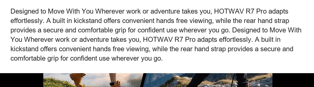 HOTWAV TAB R7 Pro rugged tablets feature illustration 13