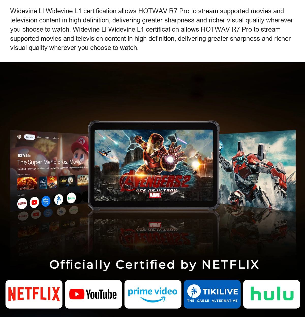 HOTWAV TAB R7 Pro rugged tablets feature illustration 43