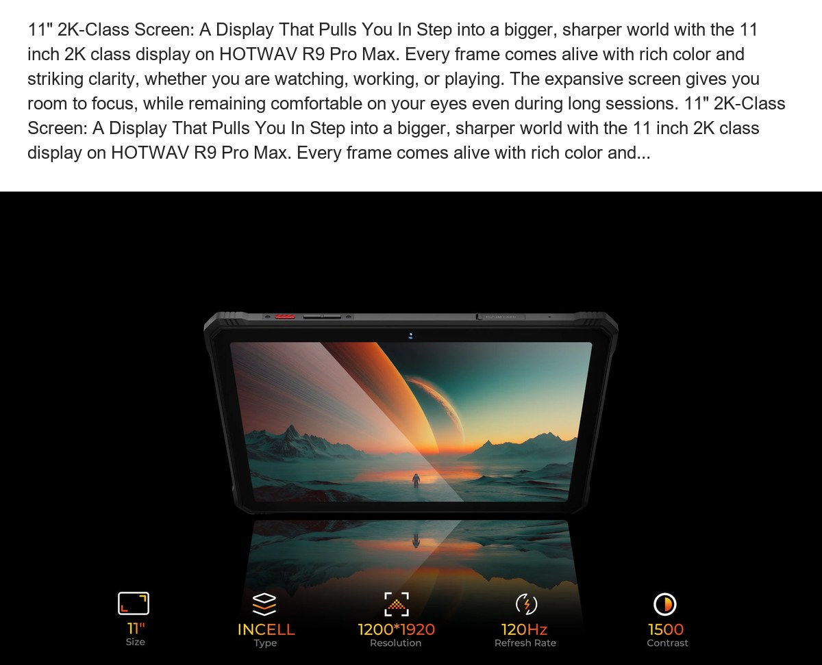 · IP68 & IP69K & MIL-STD-810H · 6nm 5G Octa-core Processor · 20080mAh Mega Battery · Super Campinglight · 20MP Night Vision Camera - view 6