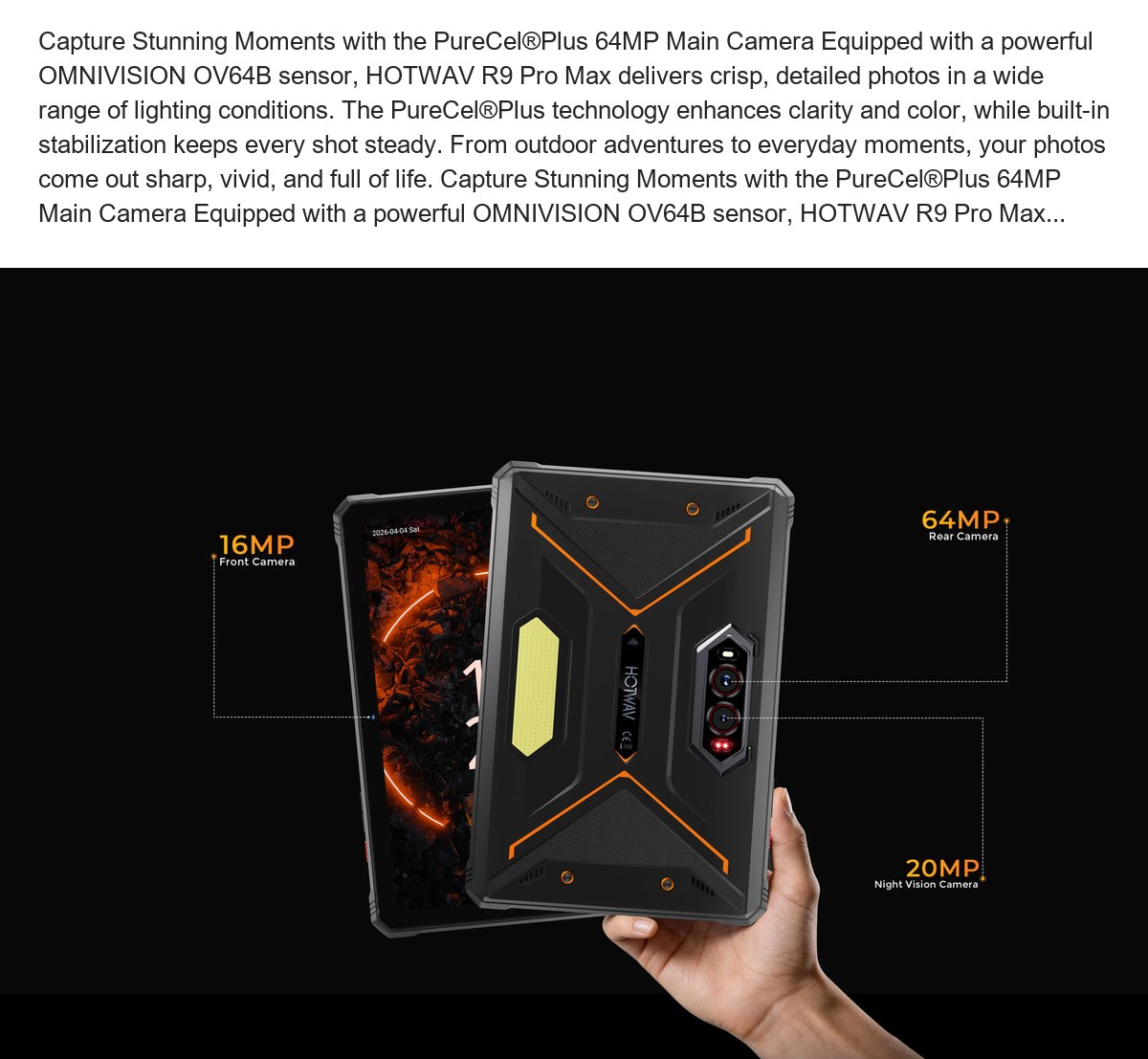 HOTWAV R9 Pro Max is supercharged by Google Gemini's latest 3.1 Flash-Lite. Exper ience lightning fast AI responsiveness, instant - view 50
