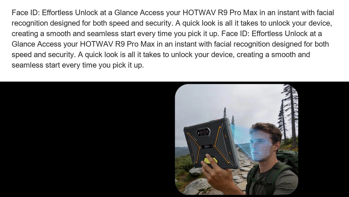 Glove Mode That Lets You Take Control Keep control in any environment. HOTWAV R9 Pro Max's display responds accurately even when y - view 65
