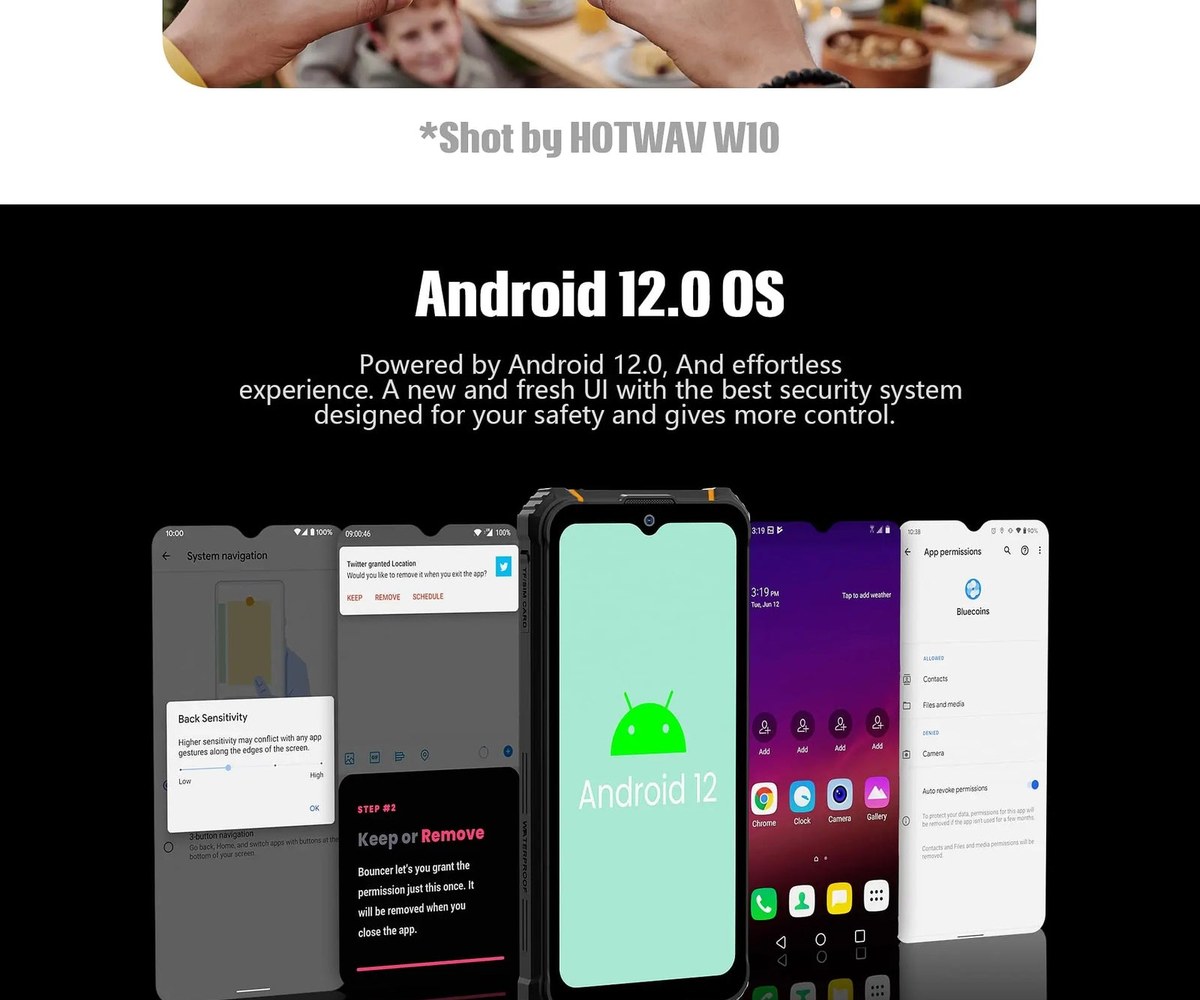 HOTWAV W10 rugged phones feature illustration 13