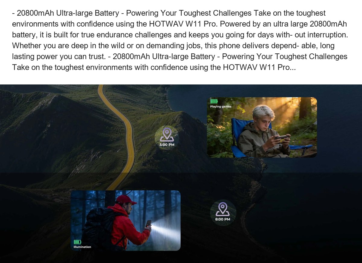 HOTWAV W11 Pro rugged phones feature illustration 22