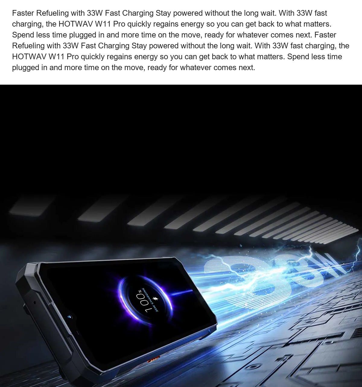 Ready to Save the Day: 10W Reverse Charge The HOTWAV W11 Pro takes its huge battery a step further by turning it into a reliable p - view 29