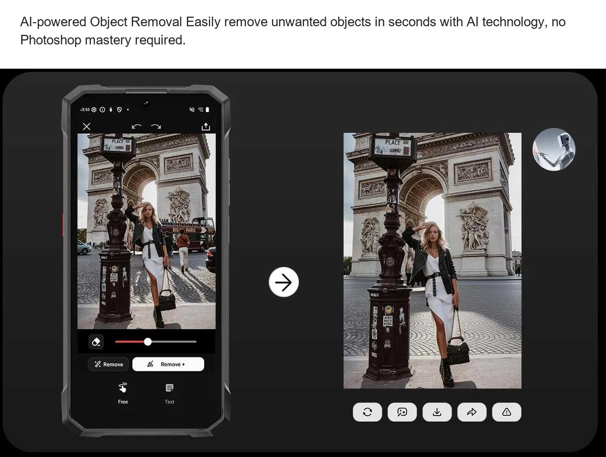 HT PhotoX: Enter a new world of image editing with the magic stone of AI. Remove unwanted objects, transform elements, add dazzlin - view 60