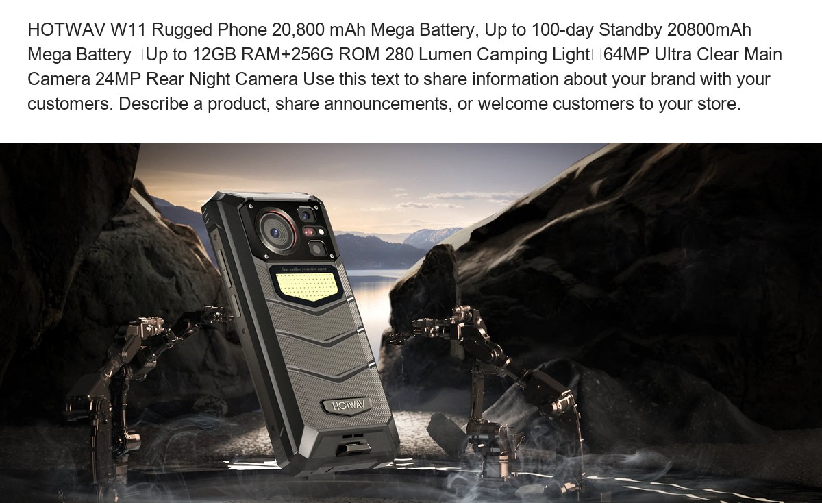 HOTWAV W11 rugged phones feature illustration 1