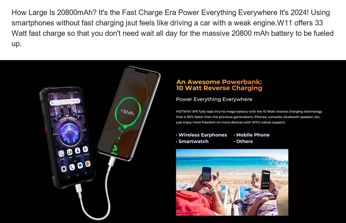 HOTWAV W11 rugged phones feature illustration 31