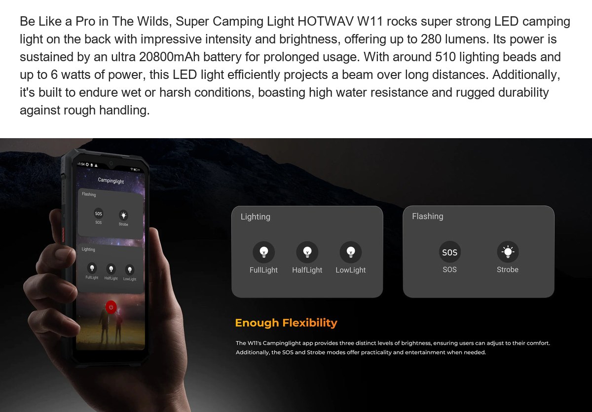HOTWAV W11 rugged phones feature illustration 37