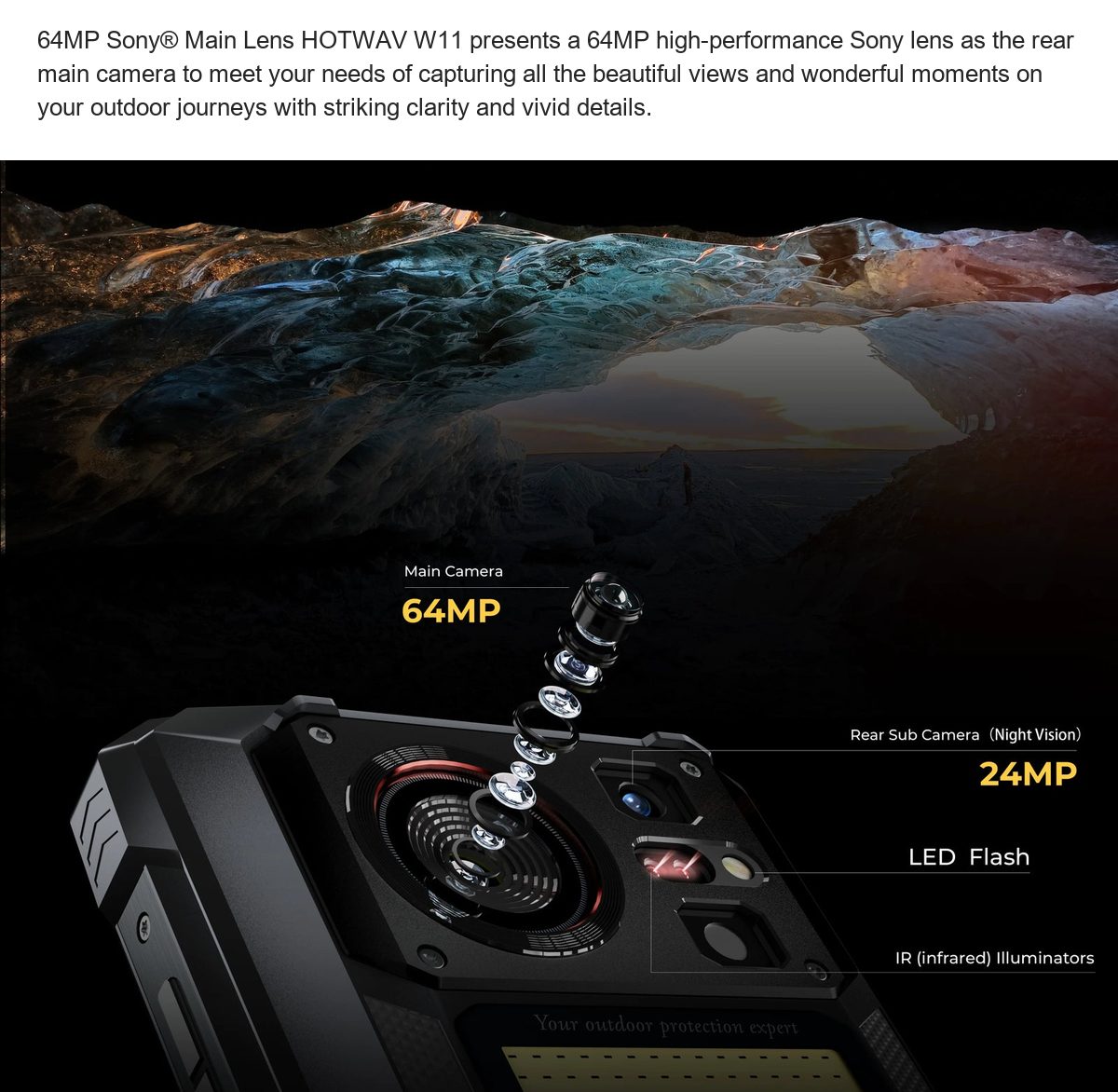 HOTWAV W11 rugged phones feature illustration 40
