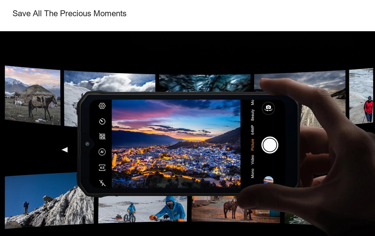 64MP Sony® Main Lens HOTWAV W11 presents a 64MP high-performance Sony lens as the rear main camera to meet your needs of capturing - view 42