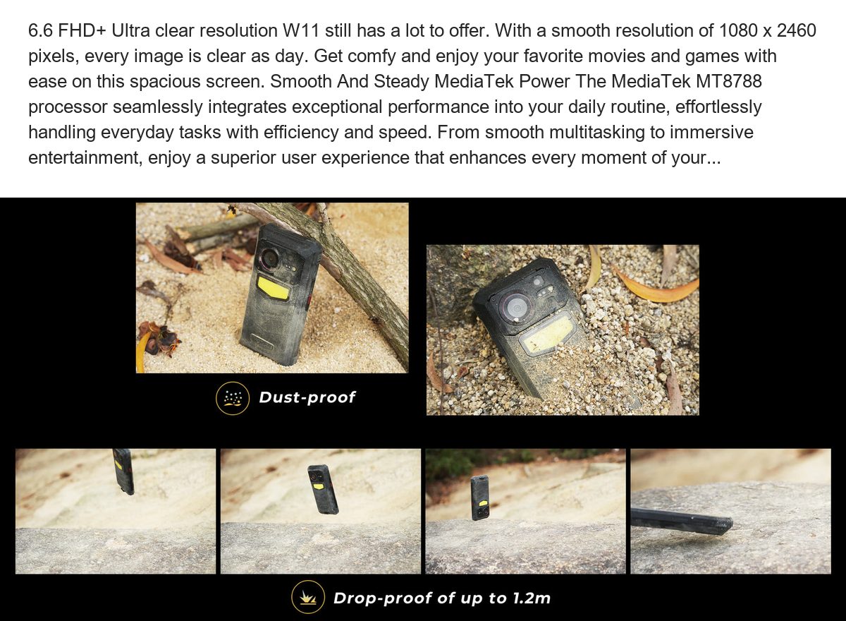 HOTWAV W11 rugged phones feature illustration 61