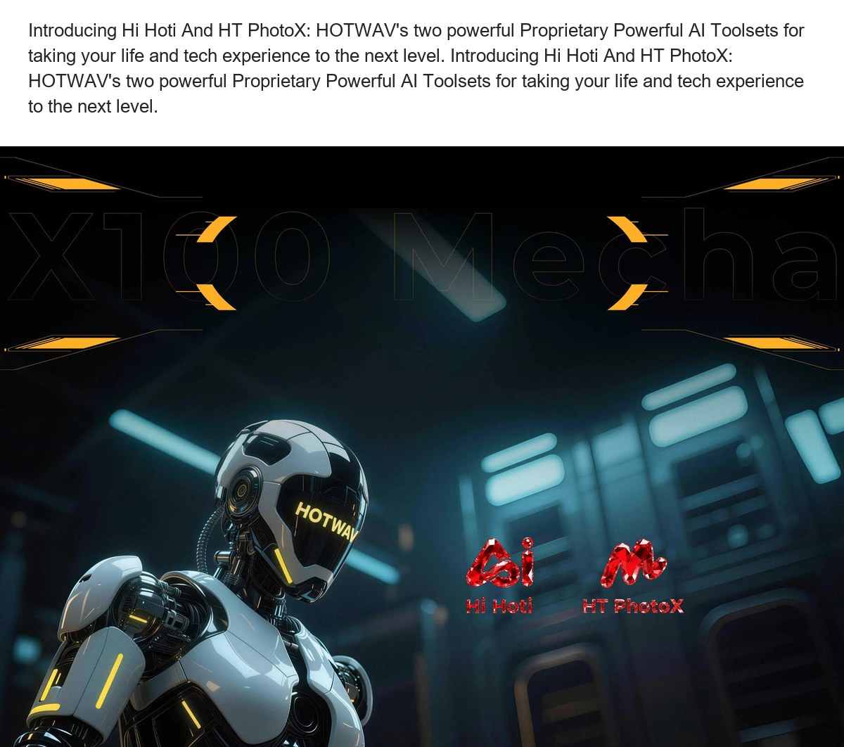 HOTWAV X100 MeCha smartphones feature illustration 16