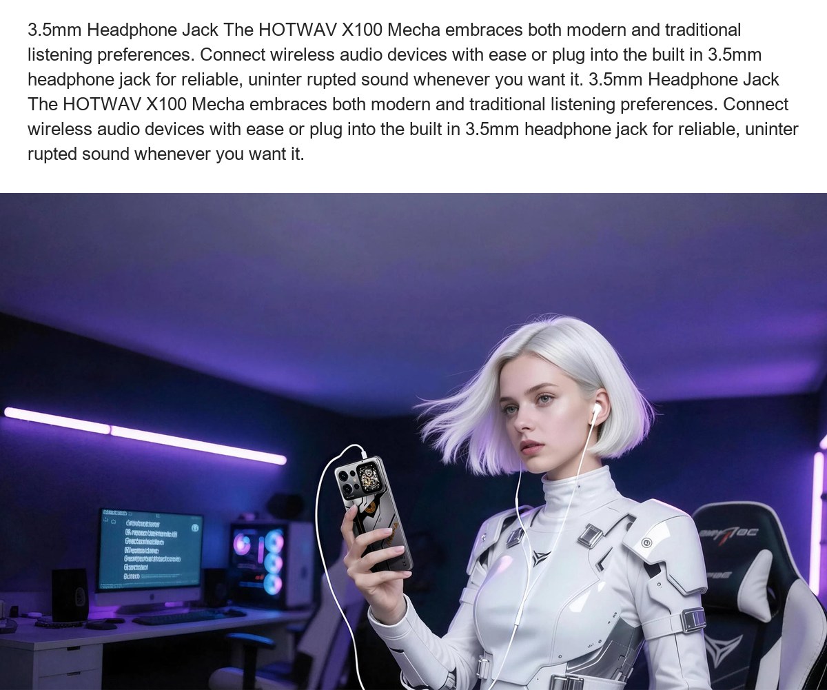 Energy That Lasts from Morning to Night: 5160mAh Battery Built for people who expect more from their devices, the HOTWAV X100 Mech - view 62