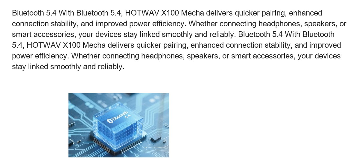 HOTWAV X100 MeCha smartphones feature illustration 64
