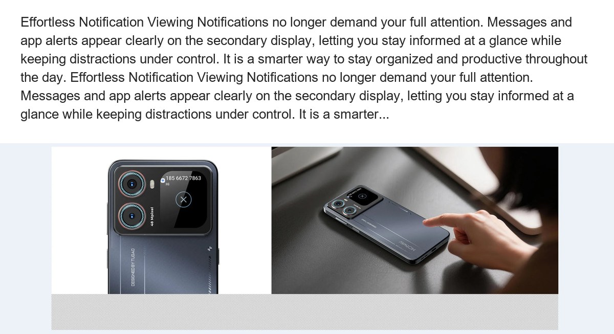 HOTWAV X100GT smartphones feature illustration 22