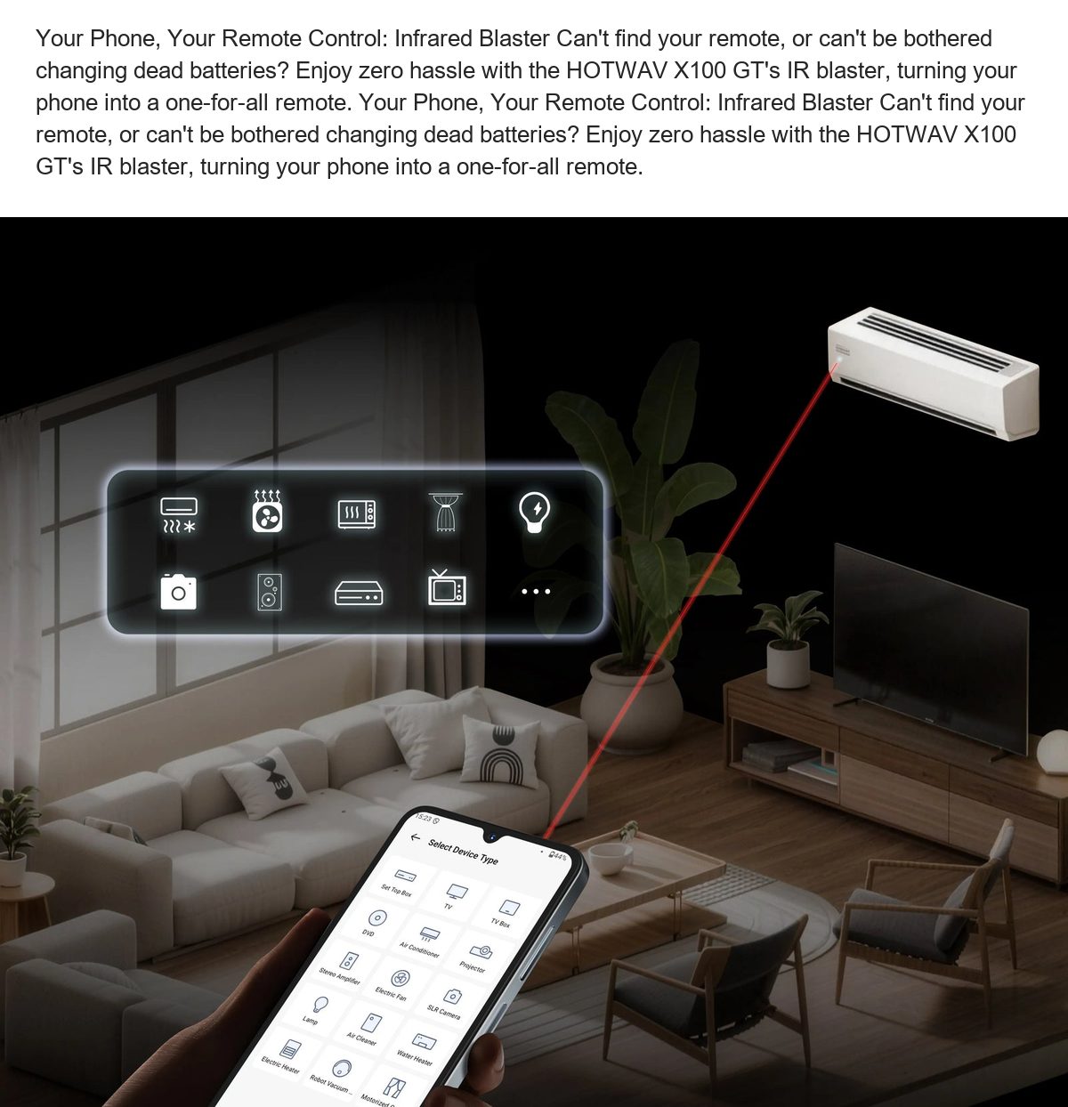 Color With an Attitude: RGB Dynamic Light On the back of the HOTWAV X100 GT, a three color RGB light comes alive to signal what ma - view 26